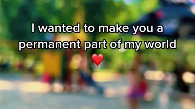 And then my soul saw you and it kind of went Oh there you are