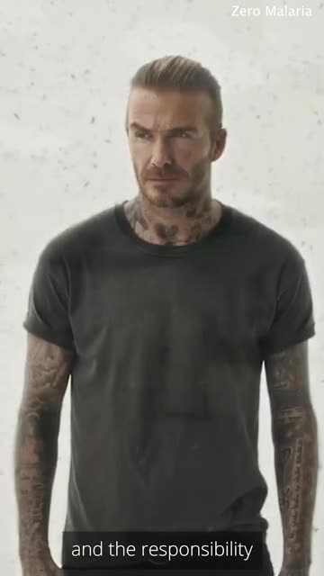David Beckham features in new charity video by Zero Malaria