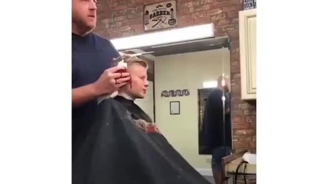 ear cutting prank 😄😂