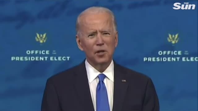 Biden Gets* Sore Throat* Before Inauguration Day