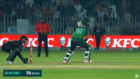 Fakhar zaman Sixes