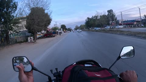 bike ride in city pakistan