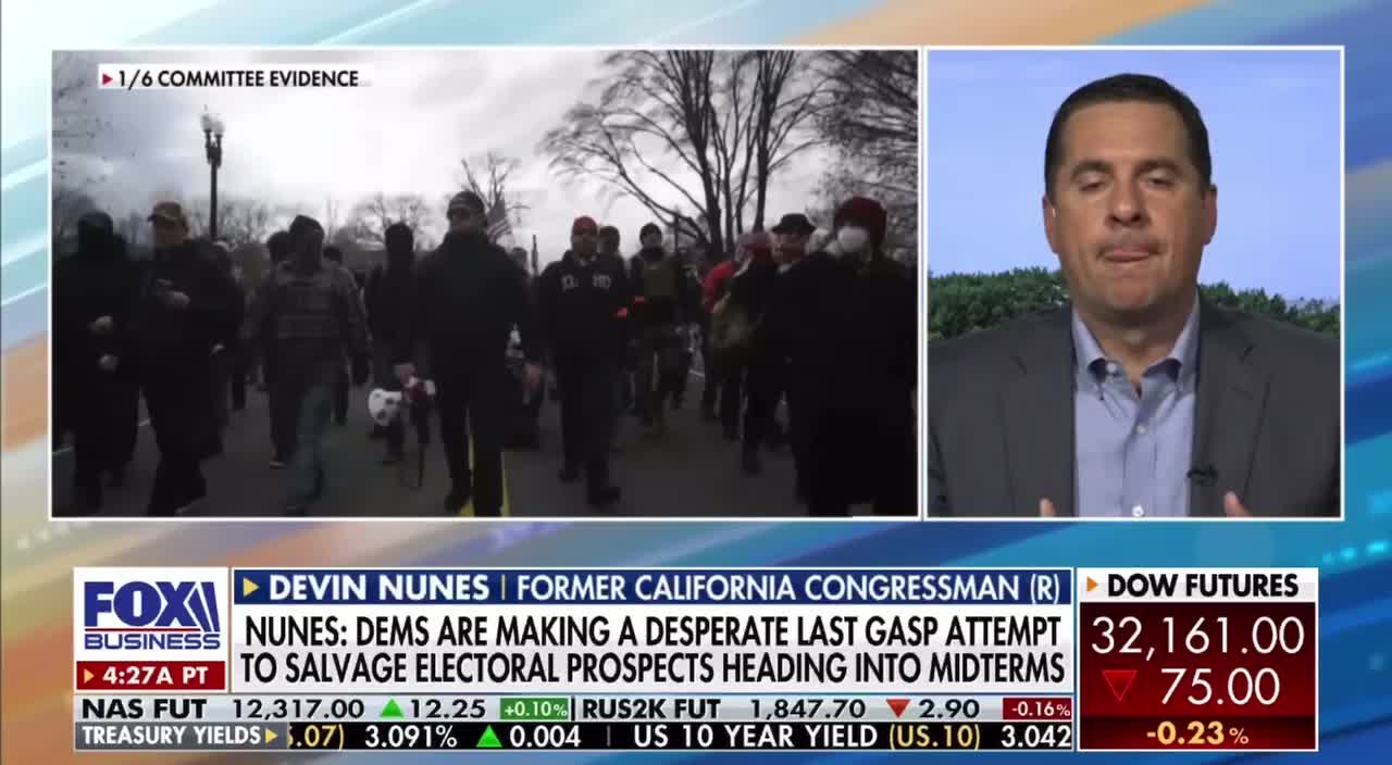 Devin Nunes on Jan. 6th sham hearings