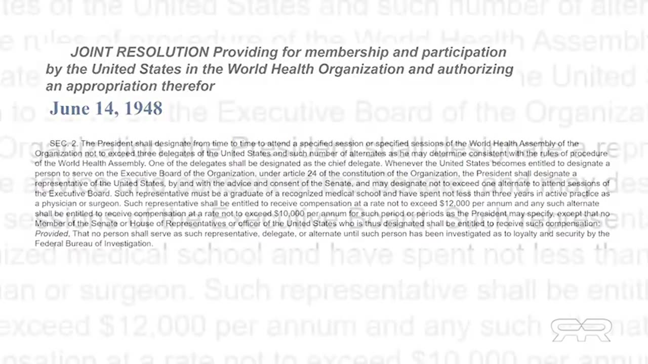 Does The WHO Have Control Without Senate Approval?