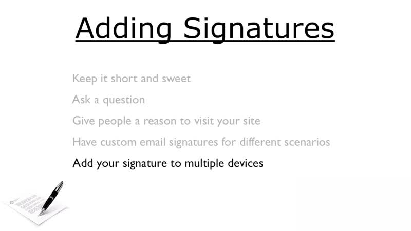 Signatures Theory