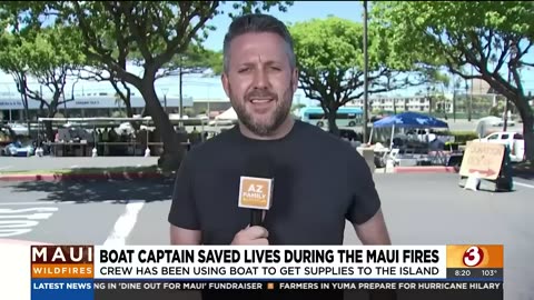 Boat captain avoids authorities, delivers supplies after Maui fires