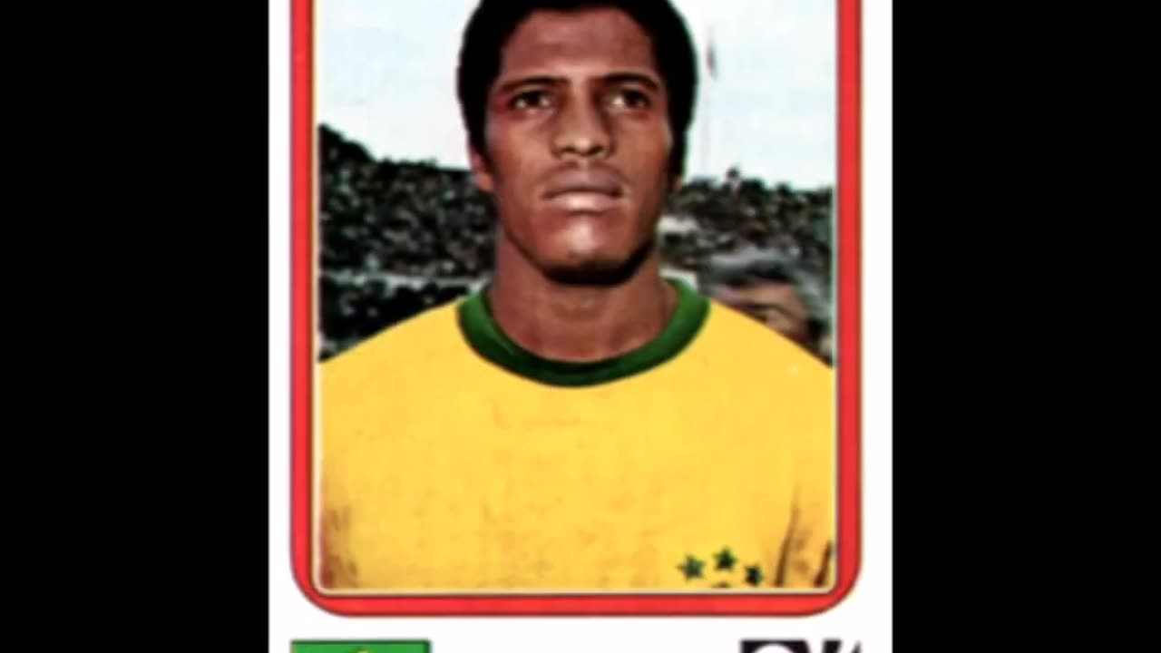 PANINI STICKERS BRAZIL TEAM WORLD CUP 1974