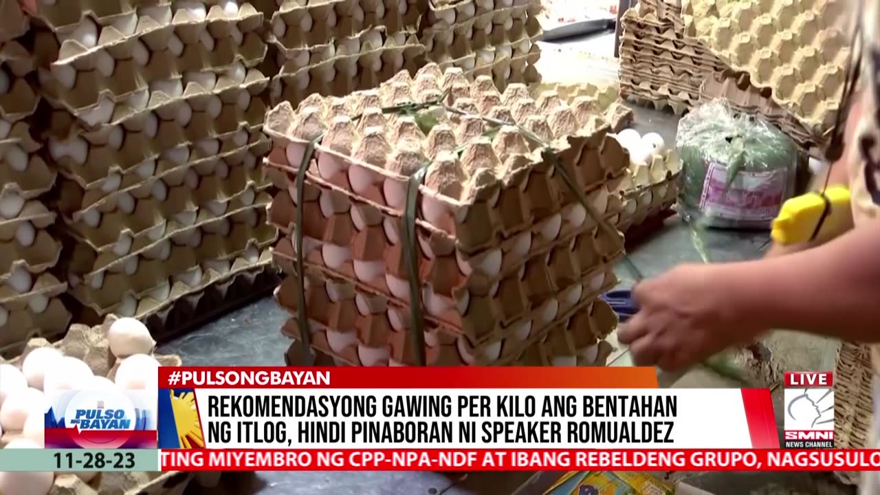 Rekomendasyong gawing per kilo ang bentahan ng itlog, hindi pinaboran ni Speaker Romualdez