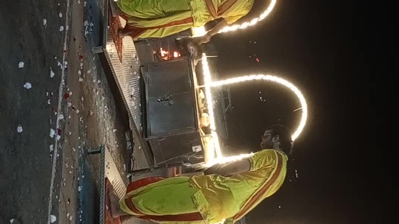 Ganga arti in Babu ghat kolkata