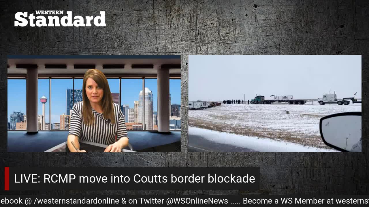 LIVE: RCMP move into Coutts border blockade