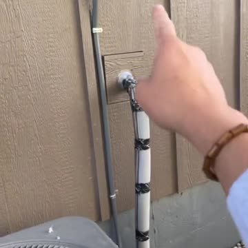 How to seal ac lines outside