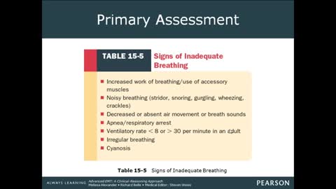 AEMT Ch 15 Scene Size-Up and Primary Assessment