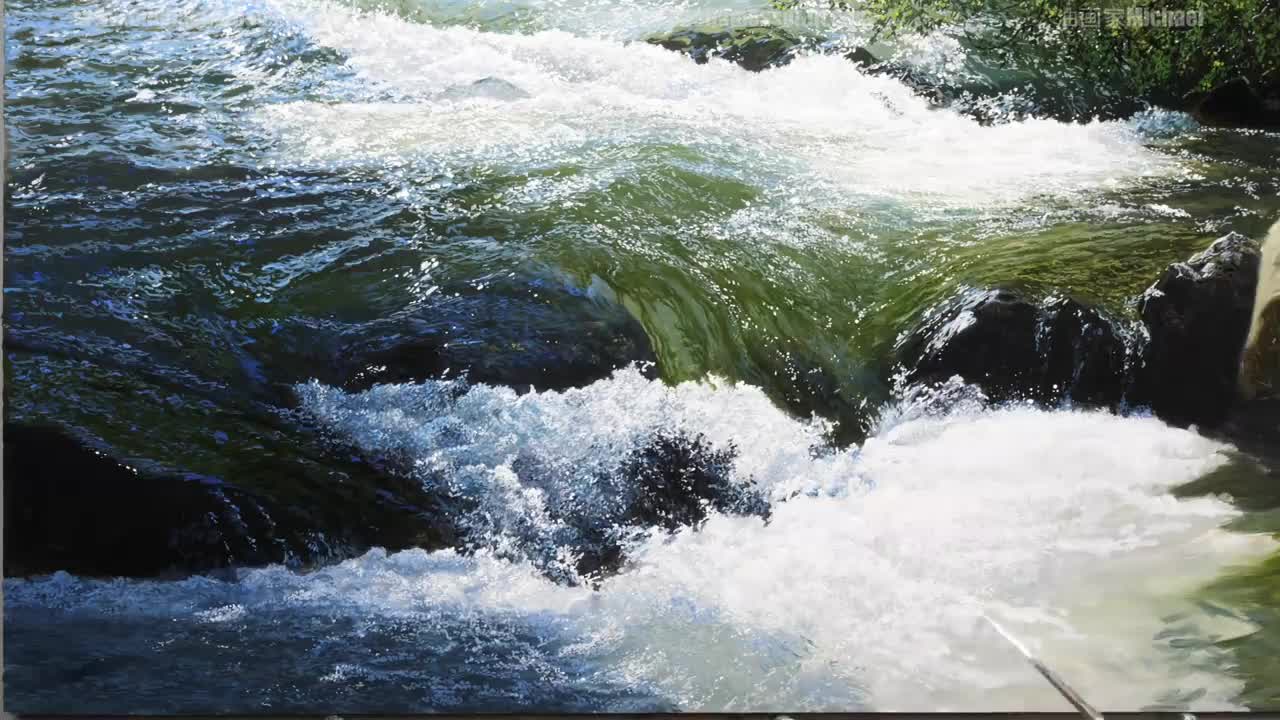 Painting This Rushing River