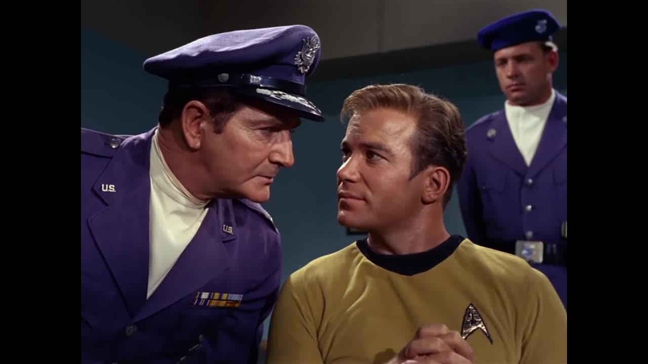 Star Trek TOS 1-19 - Tomorrow is Yesterday-Kirk is interrogated by an Air Force sergeant