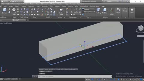 2D Object Imprints on 3D on AutoCAD by Masroor Khan For Beginners