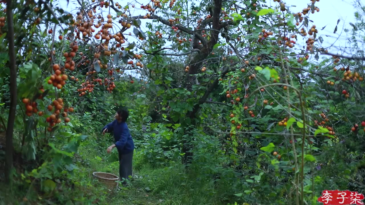 May the It’s a red mountain, and in the fall, it’s natural to make some sweet persimmons