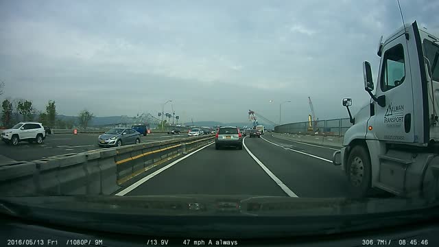 Tappan zee bridge tractor truck accident