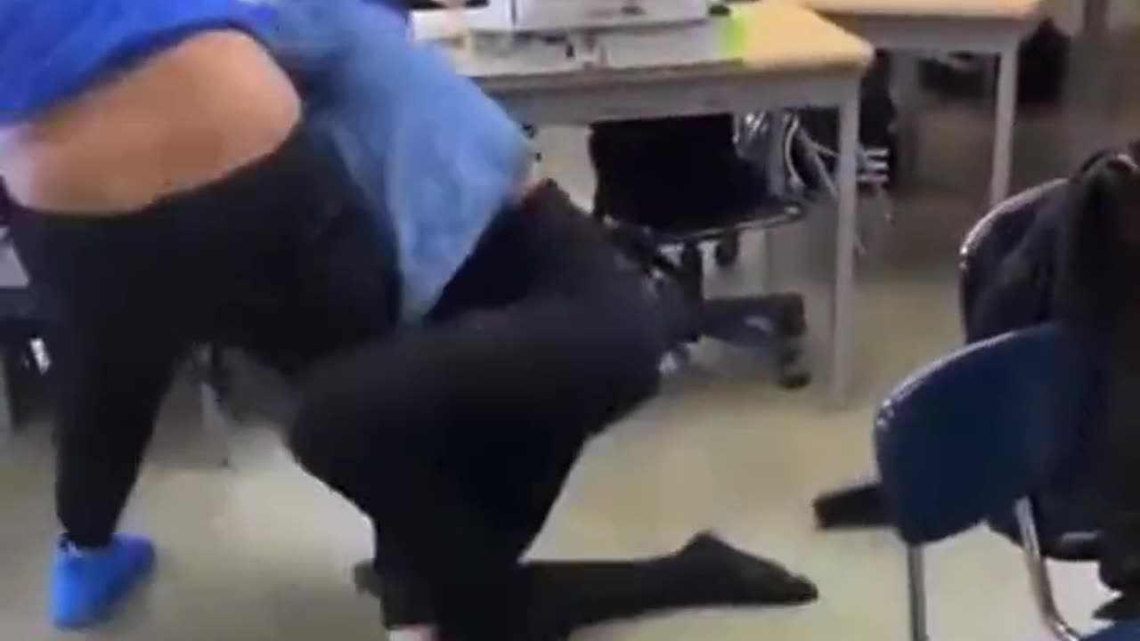 Big epic school brawl