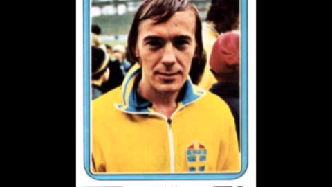 PANINI STICKERS SWEDEN TEAM WORLD CUP 1974