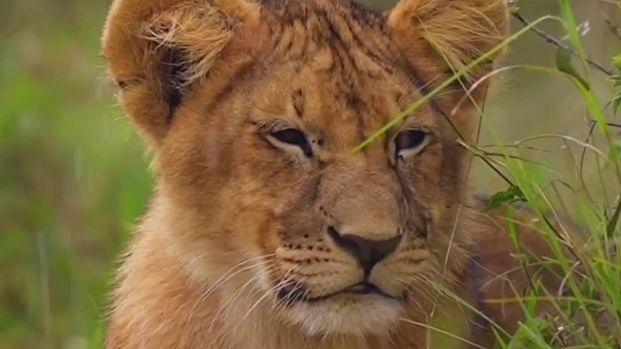 Flick of the eyes | Cute Lion Baby | Owls