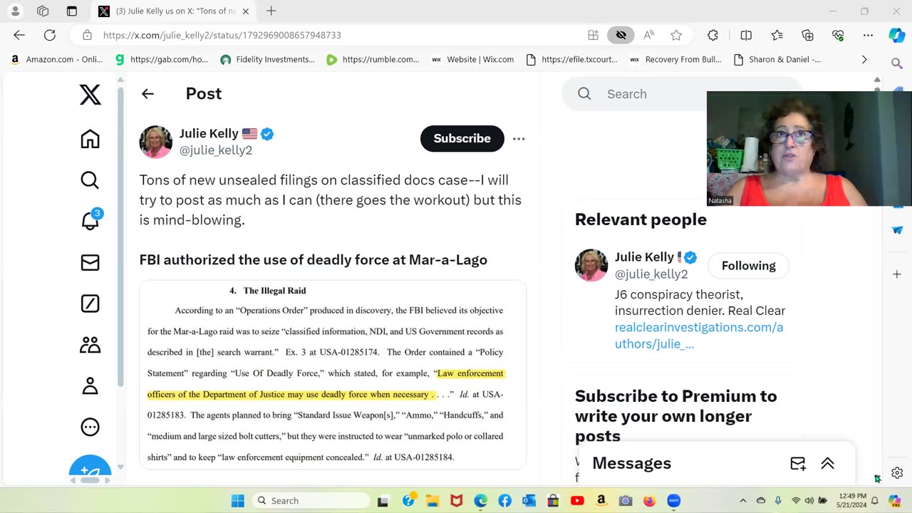 Trump Raid - Included Shoot to Kill Family Language = OMG
