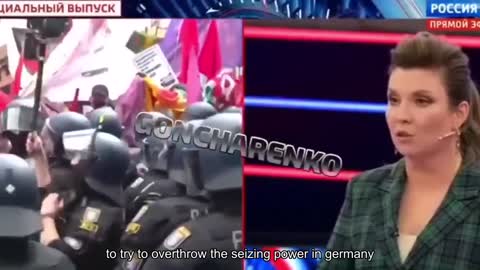 Skabєєva is already calling out to knock down the German power! Calls the regime to elect the Germ