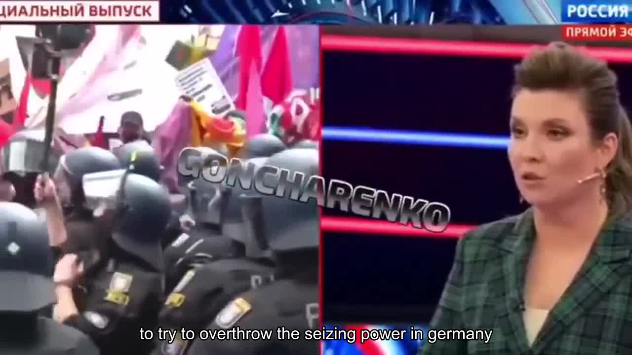 Skabєєva is already calling out to knock down the German power! Calls the regime to elect the Germ