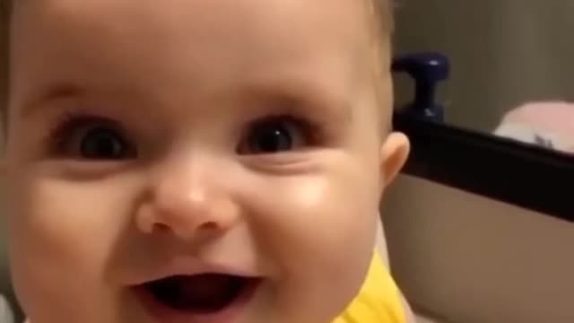 Cute baby smile