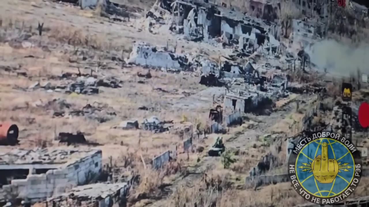 Fiery footage of the work of our Russian tank crews in the Avdeevka industrial zone.