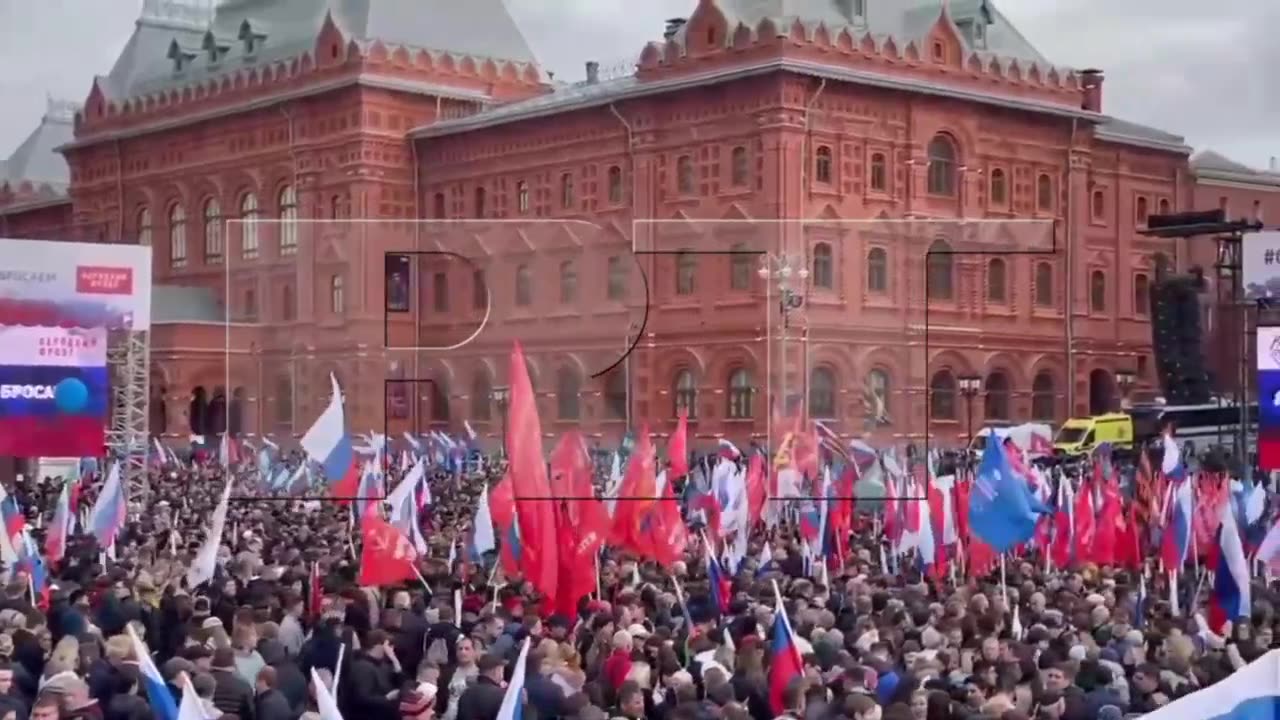 The center of Moscow fills up in support of the referendum "Donbass & Beyond.