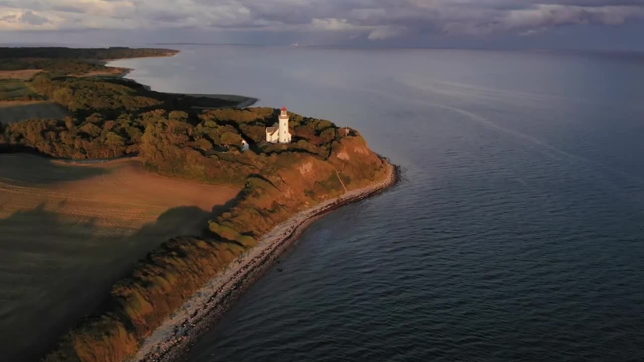 A road trip through Denmark's nature with drone