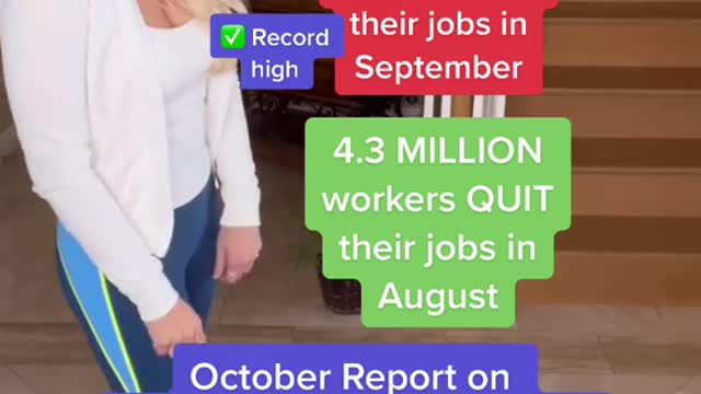 Another month of more than 4 million American workers quitting their jobs