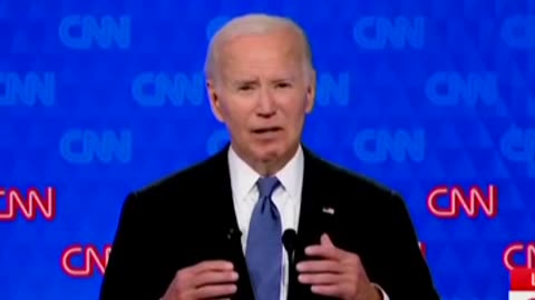 Summary: Biden in 2024 presidential CNN (first debate)