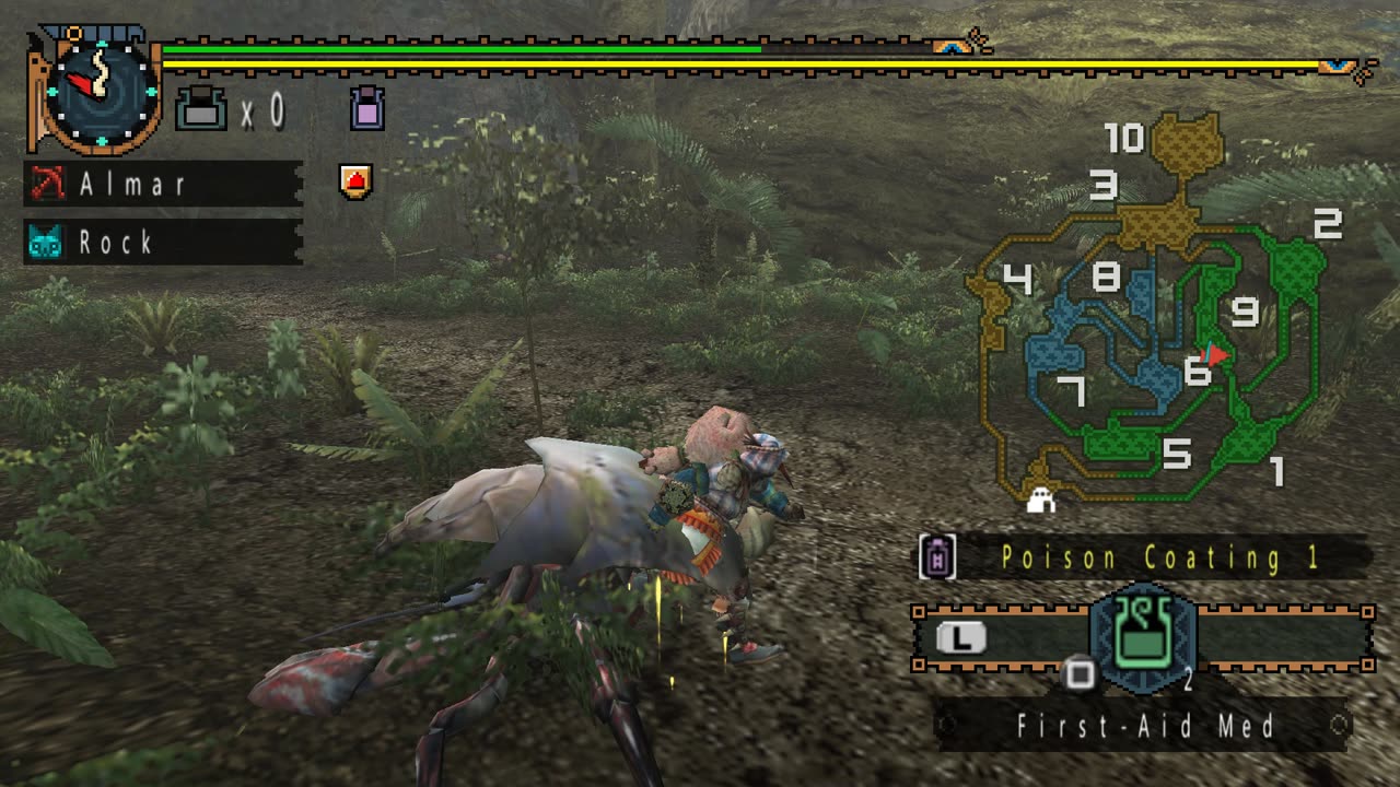 Monster Hunter Freedom Unite - A Swarm of Hermitaurs Quest Walkthrough