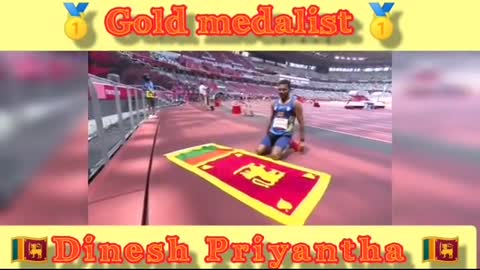 Paralympic Gold medal - Dinesh Priyantha Herath Sri Lanka 2020 Tokyo 2021 Javelin Throw Hella Video