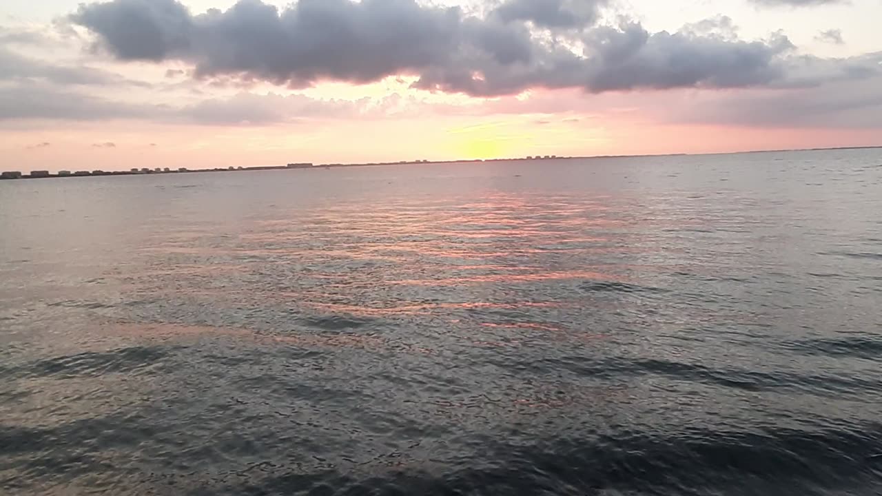Sunset in Sarasota with kirtan