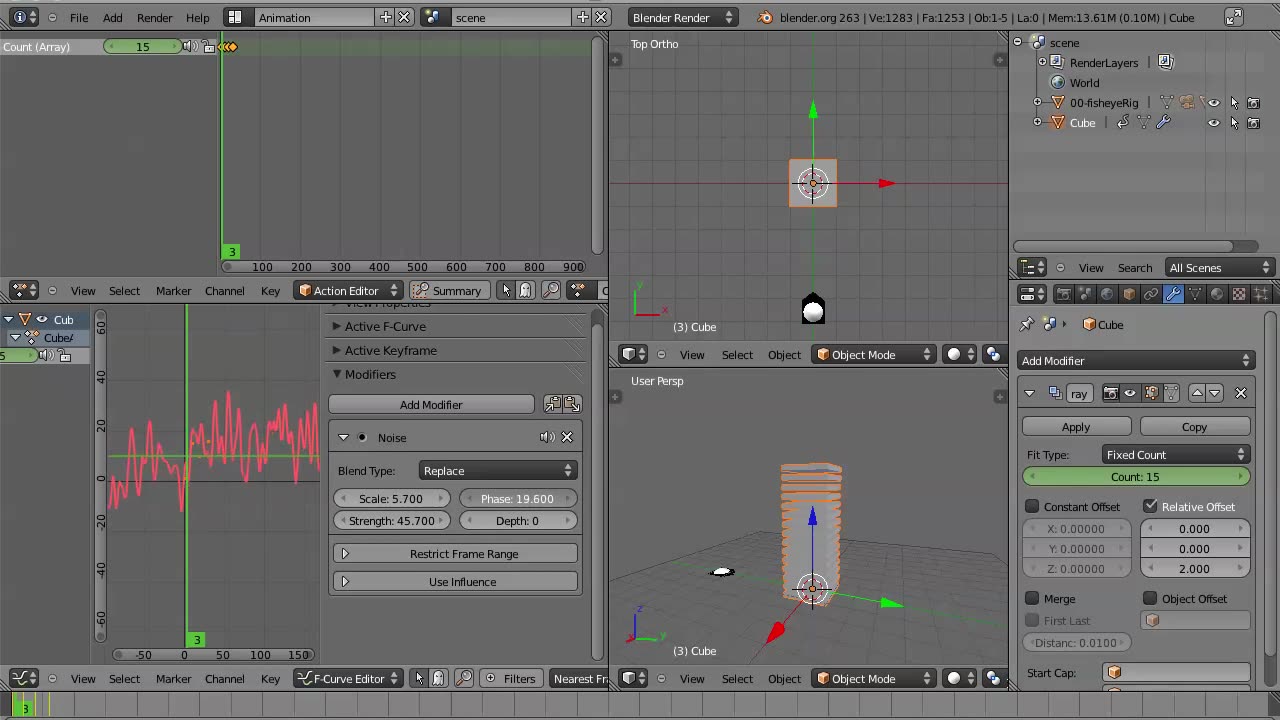 46 Array Modifier Project - Fake Digital VU Meter