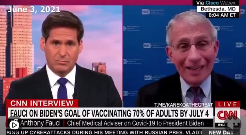 Fauci on Vaccines Stopping Transmission