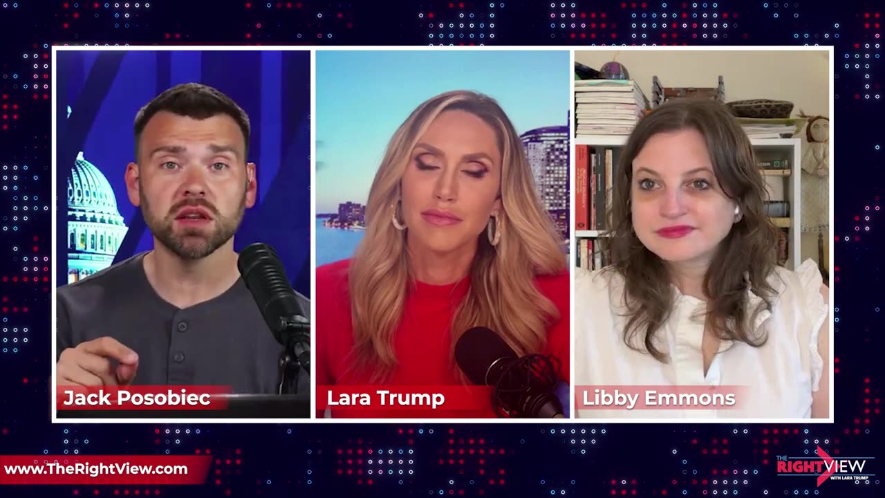 Jack Posobiec tells Lara Trump about Americans being given a chance to make their voices heard about a government that lies about things like Hunter Biden's laptop in 2024