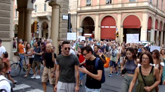 Bologna 07.08.2021 No Greenpass Day 3 1