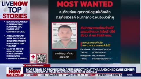 Thailand mass shooting: Over 30 dead after disgraced cop opens fire at day care center