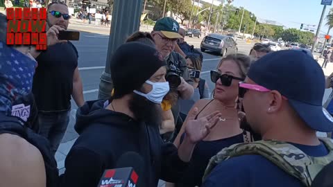 Antifa Doxxers at LA City Hall Rally For Freedom