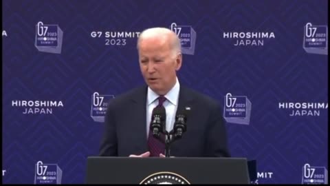 The incoherently babbling usurper president, Joe Biden