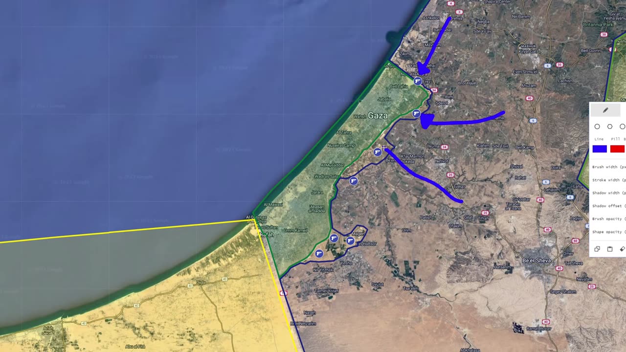 ISRAEL LAUNCHES FULL SCALE OFFENSIVE