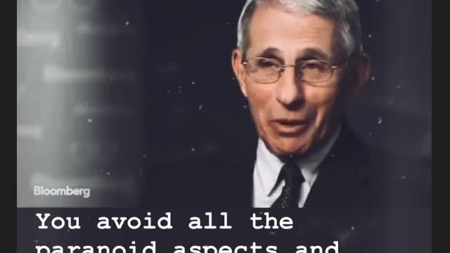 FAUCI telling the truth before he started lying