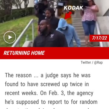 Kodak Black on the run?
