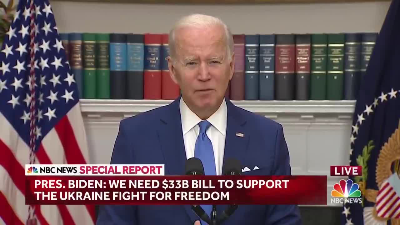 Biden Asks Congress To Pass $33 Billion Supplemental Aid Package For Ukraine