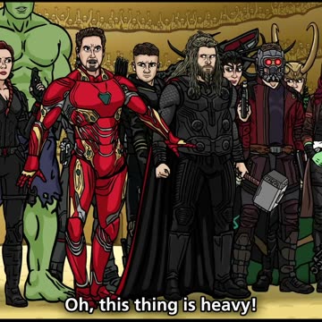 A Manopla Infinita saiu pela culatra #funny #marvel #avengers #thanos #crossover