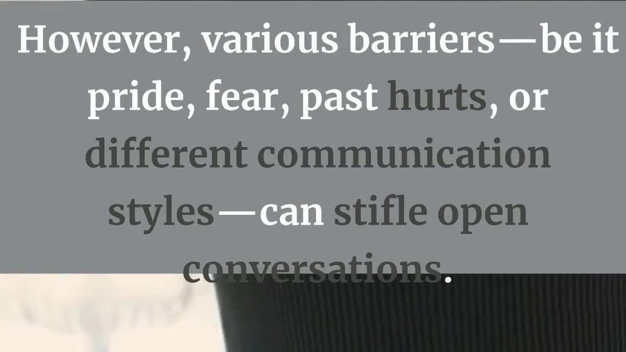 Overcoming Communication Barriers