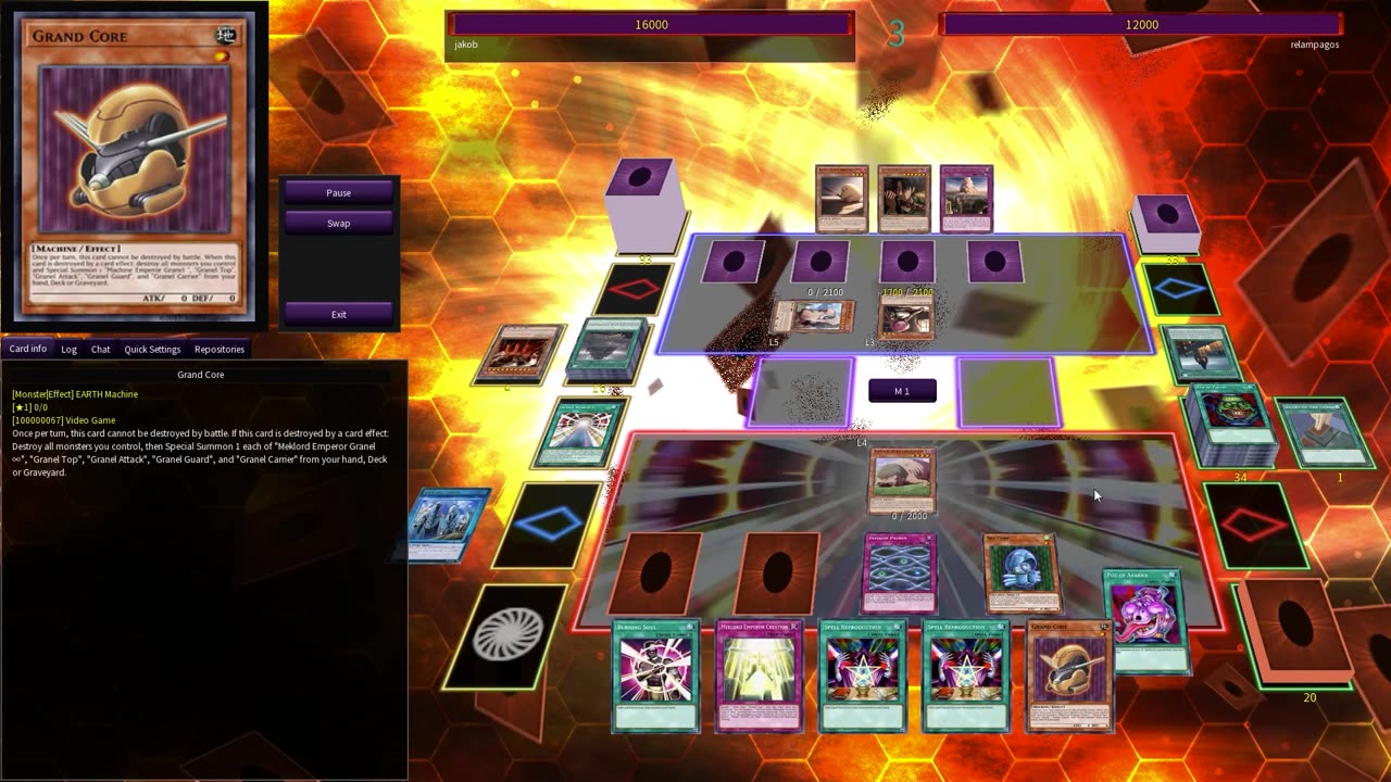 Jakob(Team New World) Vs Relampagos(custom deck based on attack on titan universe)